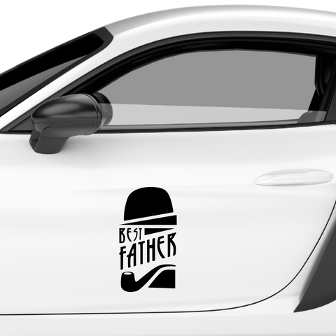 Best Father Aufkleber - Beispielansicht