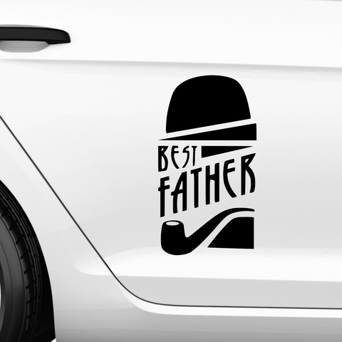 Best Father Aufkleber - Beispielansicht