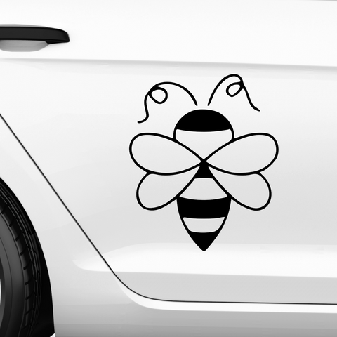 Biene Aufkleber 14 - Beispielansicht