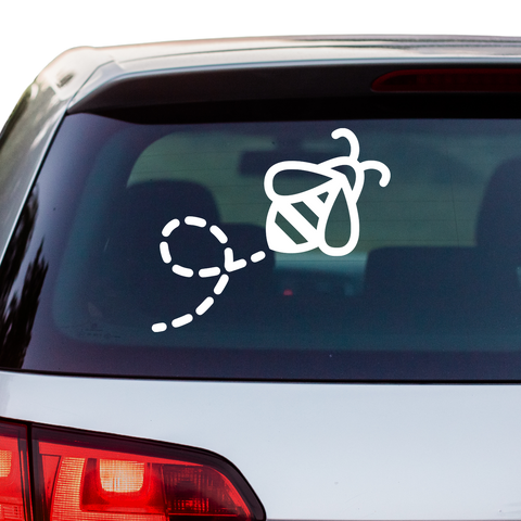 Biene Aufkleber 3 - Beispielansicht