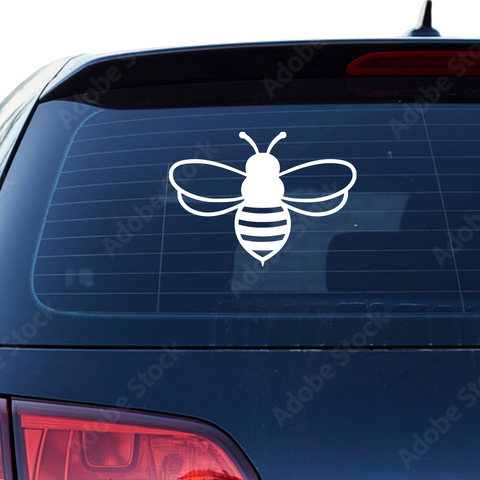 Biene Aufkleber 4 - Beispielansicht