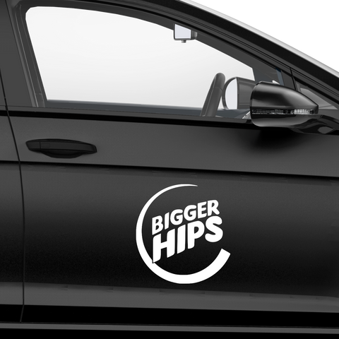 Bigger Hips Burger King Fakelogo Aufkleber - Beispielansicht
