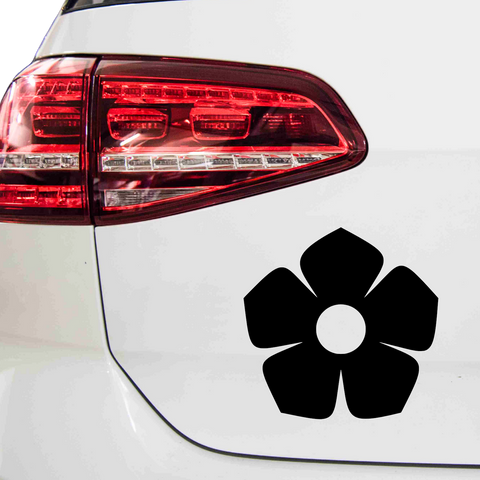 Blume Aufkleber - Beispielansicht