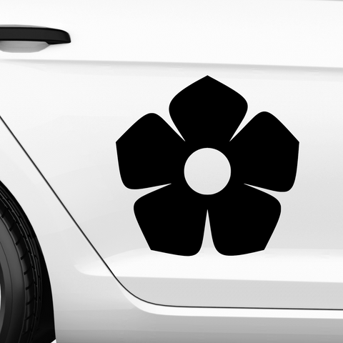 Blume Aufkleber - Beispielansicht