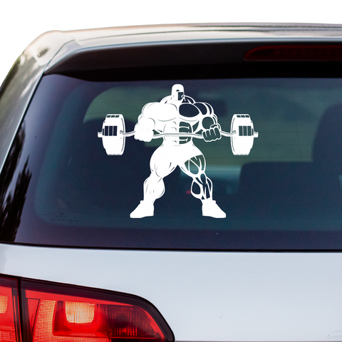 Bodybuilder Aufkleber - Beispielansicht