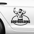 Bodybuilding  Aufkleber - Beispielansicht