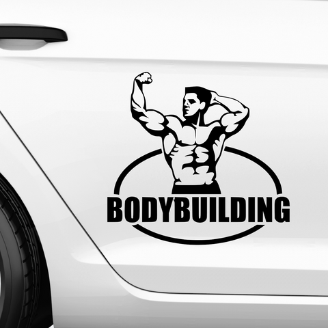Bodybuilding  Aufkleber - Beispielansicht