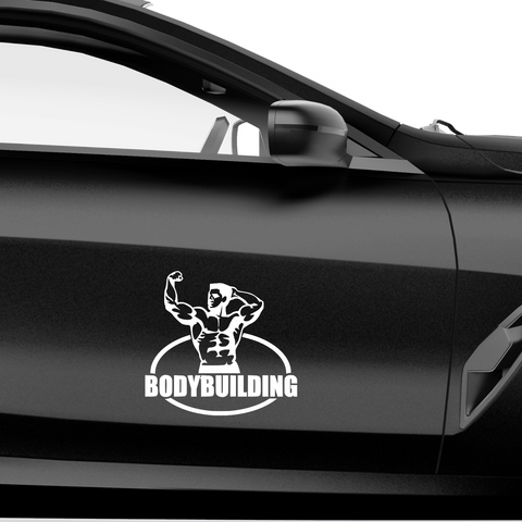 Bodybuilding  Aufkleber - Beispielansicht