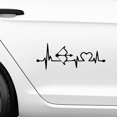 Bogen EKG 2 Aufkleber - Beispielansicht