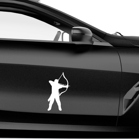 Bogenschütze 1 Aufkleber - Beispielansicht