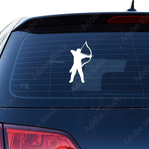 Bogenschütze 1 Aufkleber - Beispielansicht