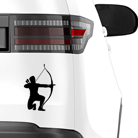 Bogenschütze 2 Aufkleber - Beispielansicht