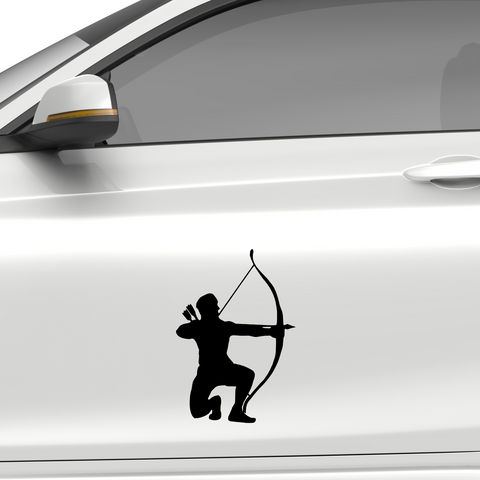 Bogenschütze 2 Aufkleber - Beispielansicht