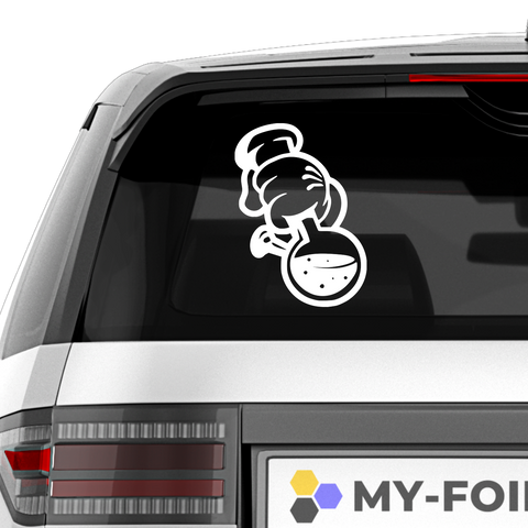 Bong Aufkleber - Beispielansicht