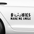 Boobies make me smile Aufkleber 1.5 - Beispielansicht