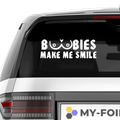 Boobies make me smile Aufkleber 1.5 - Beispielansicht