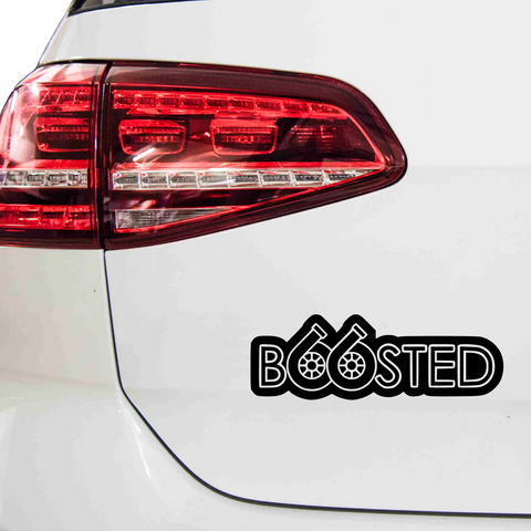 Boosted Aufkleber - Beispielansicht