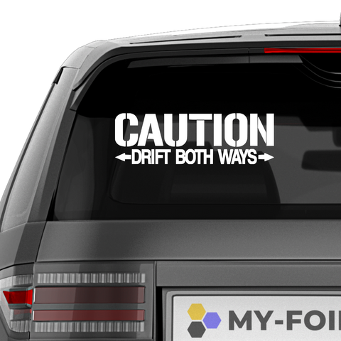 Both Ways Aufkleber - Beispielansicht
