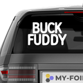 Buck Fuddy Aufkleber - Beispielansicht