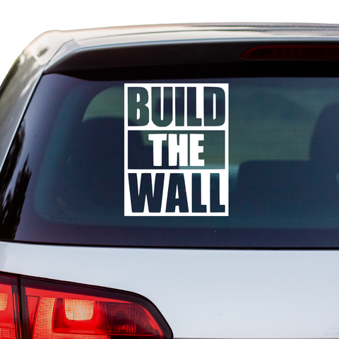 Build the Wall Aufkleber - Beispielansicht