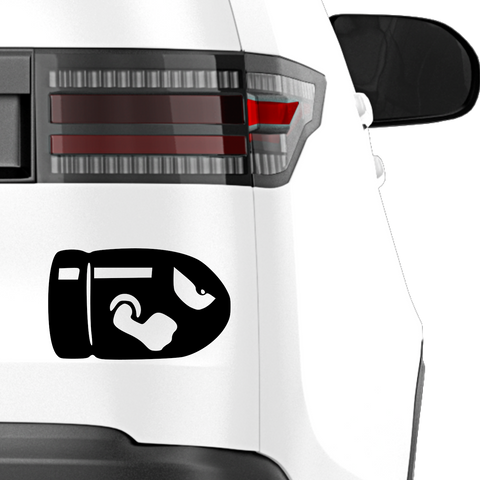 Bullet Bill Aufkleber - Beispielansicht