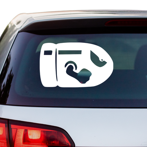 Bullet Bill Aufkleber - Beispielansicht