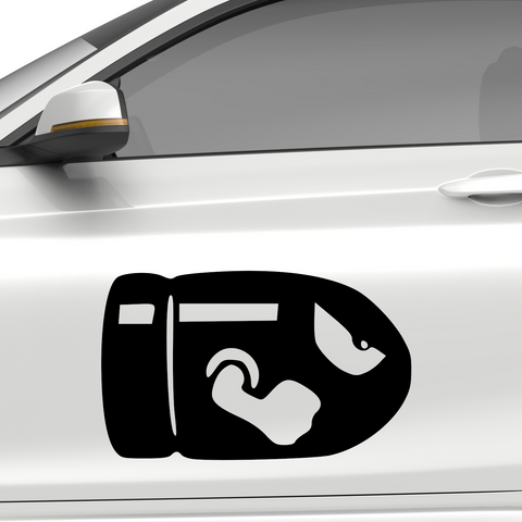 Bullet Bill Aufkleber - Beispielansicht