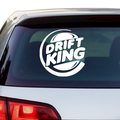 Burgerking Driftking Aufkleber - Beispielansicht