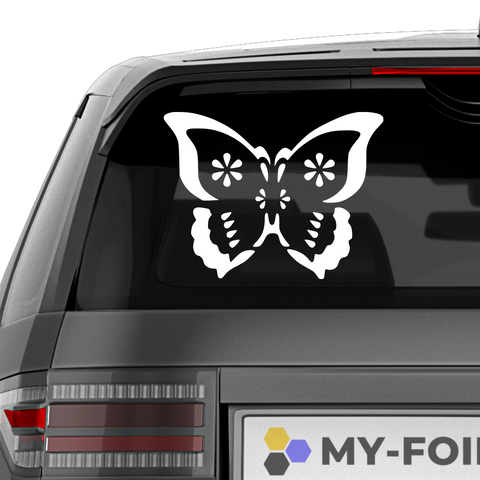 Butterfly Face Sticker - Beispielansicht