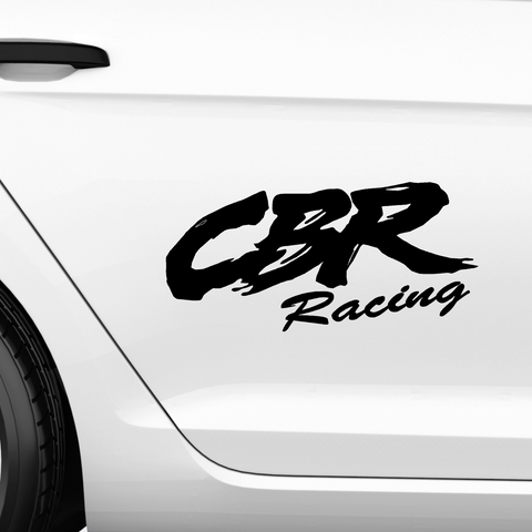CBR Racing Aufkleber - Beispielansicht