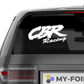 CBR Racing Aufkleber - Beispielansicht