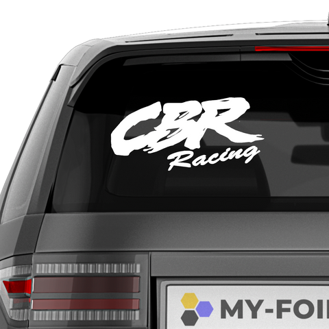 CBR Racing Aufkleber - Beispielansicht