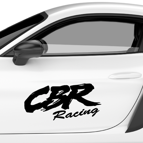 CBR Racing Aufkleber - Beispielansicht