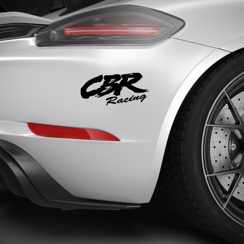 CBR Racing Aufkleber - Beispielansicht