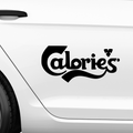 Calories Carlsberg Fakelogo Aufkleber - Beispielansicht