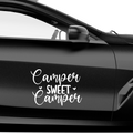 Camper sweet Camper Aufkleber - Beispielansicht