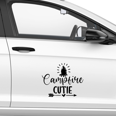 Campfire cutie Aufkleber - Beispielansicht