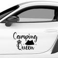 Camping Queen Aufkleber - Beispielansicht