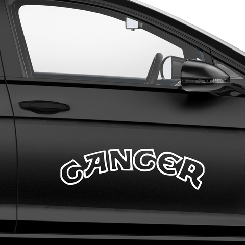 Cancer Camel Fakelogo Aufkleber - Beispielansicht