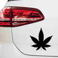 Cannabisblatt1 Aufkleber - Beispielansicht