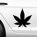 Cannabisblatt1 Aufkleber - Beispielansicht