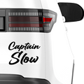 Captain Slow Aufkleber - Beispielansicht