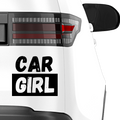Car Girl Aufkleber - Beispielansicht