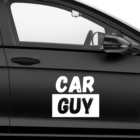 Car Guy Aufkleber - Beispielansicht