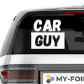 Car Guy Aufkleber - Beispielansicht