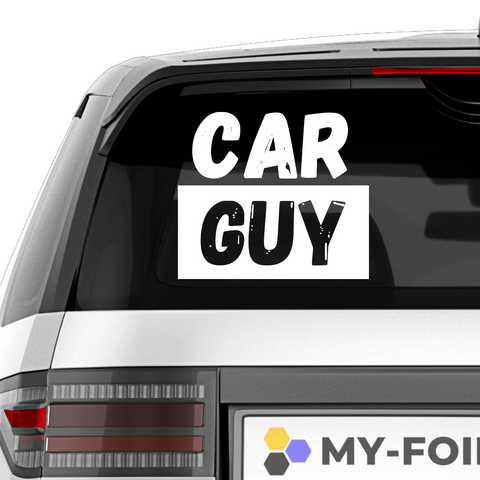 Car Guy Aufkleber - Beispielansicht