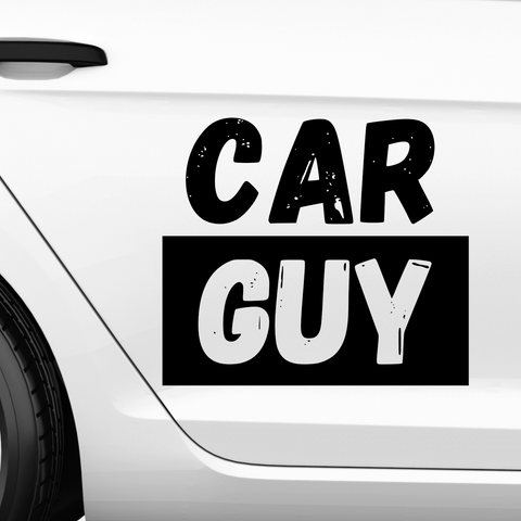 Car Guy Aufkleber - Beispielansicht