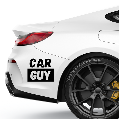 Car Guy Aufkleber - Beispielansicht
