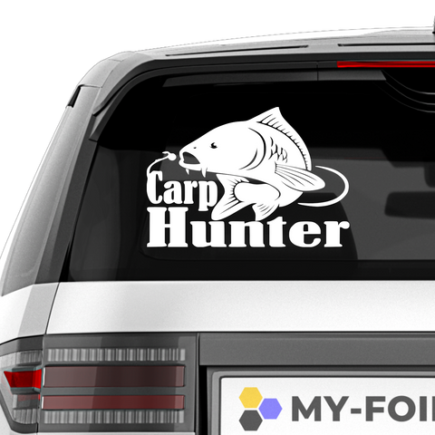 Carp hunter Aufkleber - Beispielansicht
