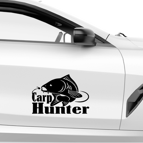 Carp hunter Aufkleber - Beispielansicht